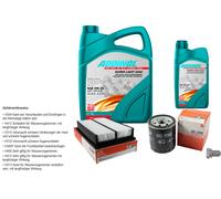 Mahle Controllo Set 6L Addinol Super Light 5W-40 per Mazda 5 CR19 2.0
