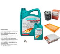 Mahle Controllo Set 6L Addinol Super Light 5W-40 per Mazda 6 Station Carrozza