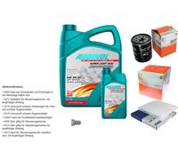 Mahle Controllo Set 6L Addinol Super Light 5W-40 per Toyota Alanlong ZZT23