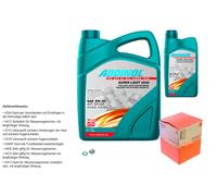 Mahle Controllo Set 6L Addinol Super Light 5W-40 per Toyota Hiace III Vagone