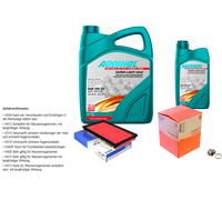 Mahle Controllo Set 6L Addinol Super Luce Di 5W-40 per Subaru Forester Sh _
