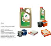 Mahle Controllo Set 6L castrol edge 5W-30 C3 per Chrysler Sebring Cabriolet