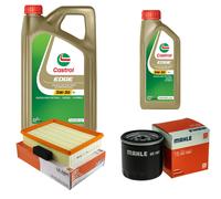 MAHLE Controllo Set 6L CASTROL EDGE 5W-30 C3 Per Ford Escort V Cabriolet 1.6