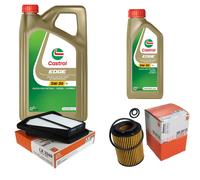 MAHLE Controllo Set 6L CASTROL EDGE 5W-30 C3 Per Honda CR-V III 2.2i-DTEC