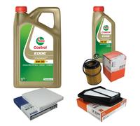 MAHLE Controllo Set 6L CASTROL EDGE 5W-30 C3 Per Honda CR-V III 2.2i-DTEC