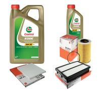 MAHLE Controllo Set 6L CASTROL EDGE 5W-30 C3 Per Hyundai Tucson 2.0 CRDi KIA