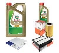 MAHLE Controllo Set 6L CASTROL EDGE 5W-30 C3 Per Hyundai Tucson 2.0 CRDi KIA