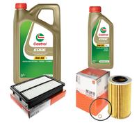 MAHLE Controllo Set 6L CASTROL EDGE 5W-30 C3 Per Hyundai Tucson 2.0 CRDi KIA