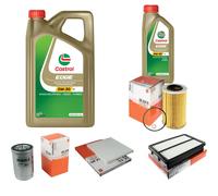 MAHLE Controllo Set 6L CASTROL EDGE 5W-30 C3 Per Hyundai Tucson 2.0 CRDi KIA