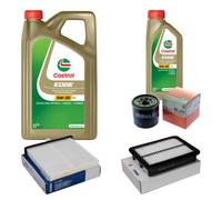MAHLE Controllo Set 6L CASTROL EDGE 5W-30 C3 Per Mazda 2 1.5 SKYACTIV-G M