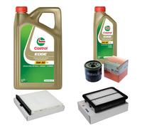 MAHLE Controllo Set 6L CASTROL EDGE 5W-30 C3 Per Mazda 3 1.5