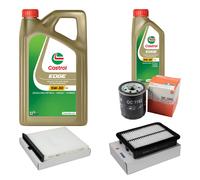 MAHLE Controllo Set 6L CASTROL EDGE 5W-30 C3 Per Mazda 3 1.5 D