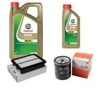 MAHLE Controllo Set 6L CASTROL EDGE 5W-30 C3 Per Mazda CX-3 1.5 D 2