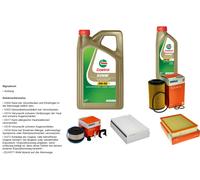 MAHLE Controllo Set 6L CASTROL EDGE 5W-30 C3 Per Mercedes-Benz Sprinter