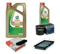 MAHLE Controllo Set 6L CASTROL EDGE 5W-30 C3 Per Nissan Note 1.6 NV200