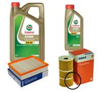 MAHLE Controllo Set 6L CASTROL EDGE 5W-30 C3 Per Nissan NP300 Navara Pick-Up