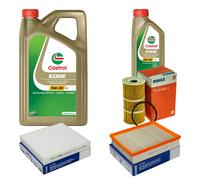 MAHLE Controllo Set 6L CASTROL EDGE 5W-30 C3 Per Nissan NP300 Navara Pick-Up