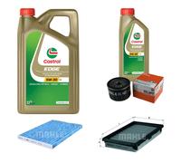 MAHLE Controllo Set 6L CASTROL EDGE 5W-30 C3 Per Nissan Qashqai +2 I 1.5 dCi