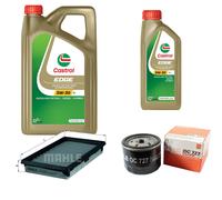 MAHLE Controllo Set 6L CASTROL EDGE 5W-30 C3 Per Nissan Qashqai +2 I 1.5 dCi