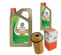 MAHLE Controllo Set 6L CASTROL EDGE 5W-30 C3 Per Nissan Qashqai +2 I 2.0 dCi