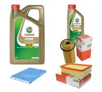 MAHLE Controllo Set 6L CASTROL EDGE 5W-30 C3 Per Nissan Qashqai +2 I 2.0 dCi