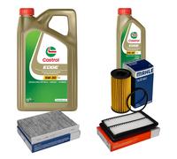 MAHLE Controllo Set 6L CASTROL EDGE 5W-30 C3 Per Nissan Qashqai II
