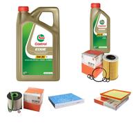 MAHLE Controllo Set 6L CASTROL EDGE 5W-30 C3 Per Opel Astra J Caravan 1.7