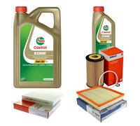 MAHLE Controllo Set 6L CASTROL EDGE 5W-30 C3 Per Opel Insignia A 1.6 CDTi