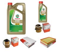 MAHLE Controllo Set 6L CASTROL EDGE 5W-30 C3 Per Opel Vectra C Caravan