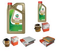 MAHLE Controllo Set 6L CASTROL EDGE 5W-30 C3 Per Opel Zafira B 1.9 CDTi