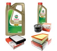 MAHLE Controllo Set 6L CASTROL EDGE 5W-30 C3 Per Renault Megane II 1.9 dCi