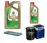 MAHLE Controllo Set 6L CASTROL EDGE 5W-30 C3 Per Subaru Forester 2.0 AWD