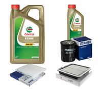 MAHLE Controllo Set 6L CASTROL EDGE 5W-30 C3 Per Subaru Legacy IV Station