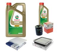 MAHLE Controllo Set 6L CASTROL EDGE 5W-30 C3 Per Subaru Legacy IV Station