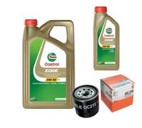 MAHLE Controllo Set 6L CASTROL EDGE 5W-30 C3 Per Suzuki Vitara 1.4 T AllGrip