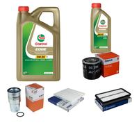 MAHLE Controllo Set 6L CASTROL EDGE 5W-30 C3 Per Toyota Avensis Verso 2.0 D