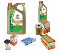MAHLE Controllo Set 6L CASTROL EDGE 5W-30 C3 Per VW Tiguan 2.0 TDI 4MOTION