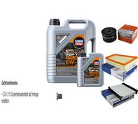 MAHLE Controllo set 6L Liqui Moly 5W-30 Top Tec 4200 per Renault Scénic II