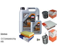 MAHLE Controllo Set 6L Liqui Moly 5W-30 TOP TEC 4200 Per VW Polo 64 1.9 D