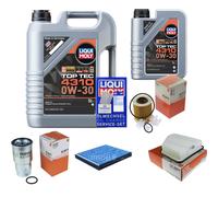 Mahle Controllo Set 6L Liqui Moly Top Tec 4310 0W-30 per Legno Toyota Verso _R2