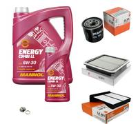 MAHLE Controllo set 6L MANNOL 5W-30 Energia Combi LL per Subaru Impreza