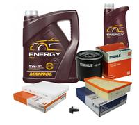 Mahle Controllo Set 6L mannol 5W-30 Energia per Ford Mondeo IV Familiare 1.6 Ti