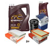 Mahle Controllo Set 6L mannol 5W-30 Energia per VW Passat Variant 1.8 G60