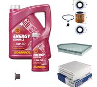 Mahle Controllo Set 6L mannol 5W-30 Energy Combi Ll per BMW X4 xDrive20i