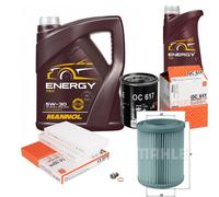 MAHLE Controllo Set 6L MANNOL 5W-30 Energy Per Honda CR-V II 2.0 FR-V