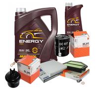 MAHLE Controllo Set 6L MANNOL 5W-30 Energy Per Honda CR-V III 2.4I-VTEC 4WD