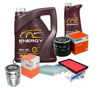 MAHLE Controllo Set 6L MANNOL 5W-30 Energy Per Nissan X-Trail 2.2 DCI 4X4