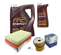 MAHLE Controllo Set 6L MANNOL 5W-30 Energy Per Volvo V70 II 2.4 2.5 T S60 I