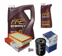MAHLE Controllo Set 6L MANNOL 5W-30 Energy Per VW Corrado 1.8 G60 Golf II
