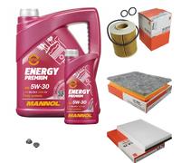 MAHLE Controllo Set 6L MANNOL 5W-30 Energy Premium Per Opel Astra H Caravan